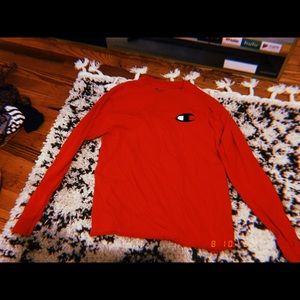 red champion shirt
